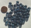 50 8-9mm Dented Twisted Ovals - Montana Blue